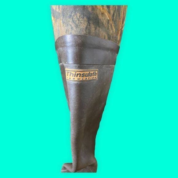 𝅺Vintage Hodgman Men’s Wadewell 2-Ply Fishing Hip Waders Water Boots Size 9 - Picture 5 of 10